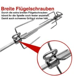 SANTOS Magnetischer Drehspieß Für SANTOS S-301 & S-318, Burnhard EARL -GrillLust Verkaufsgeschäft 0cbcbbd8cdc1b3d680f26751f2c16872