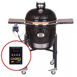 Monolith Classic BBQ Guru Pro 2.0 Inkl. Gestell & Seitentische, Schwarz + DigiQ DX3 -GrillLust Verkaufsgeschäft 36f56dbaba2b4b96a9ada72c0b53a269