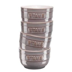 STAUB Förmchenset, 4-tlg, Antik-Grau