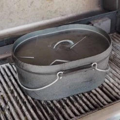 SANTOS Kastenform Oval Mit Deckel, Gusseisen, 42 X 31 Cm -GrillLust Verkaufsgeschäft 393bb6a5f68bc343b49aa04b347c67be