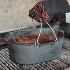 SANTOS Kastenform Oval Mit Deckel, Gusseisen, 42 X 31 Cm -GrillLust Verkaufsgeschäft 3e4442a384caa4d8efdaef2185446a8f