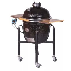 Monolith Classic BBQ Guru Pro 2.0 Inkl. Gestell & Seitentische, Schwarz + DigiQ DX3 -GrillLust Verkaufsgeschäft 7ad33fe82fffe4361647e59bc0c9205f