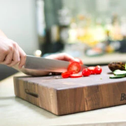 Boos Blocks Hackblock Stirnholz Classic, Walnuss 46x46x7,5 Cm -GrillLust Verkaufsgeschäft bb hackblock stirnholz 46x46x7cm 7826a424443ee598a325d611ecf5a92d