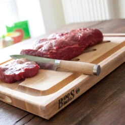 Boos Blocks Schneidebrett ProChef SLIC, Ahorn Mit Fleischhaltern 51x38x3 Cm -GrillLust Verkaufsgeschäft bb schneidebrett ahorn 51x38x4cm slic 0c5bf0ea16fcc822c74e537c720c5186