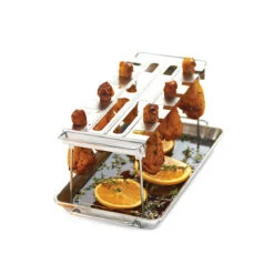 Broil King Edelstahl Wing Rack, 17,5 X 33 Cm -GrillLust Verkaufsgeschäft broil king edelstahl wing rack in anwendung 1b7007619324b2d82afbaf2b756ffb5c