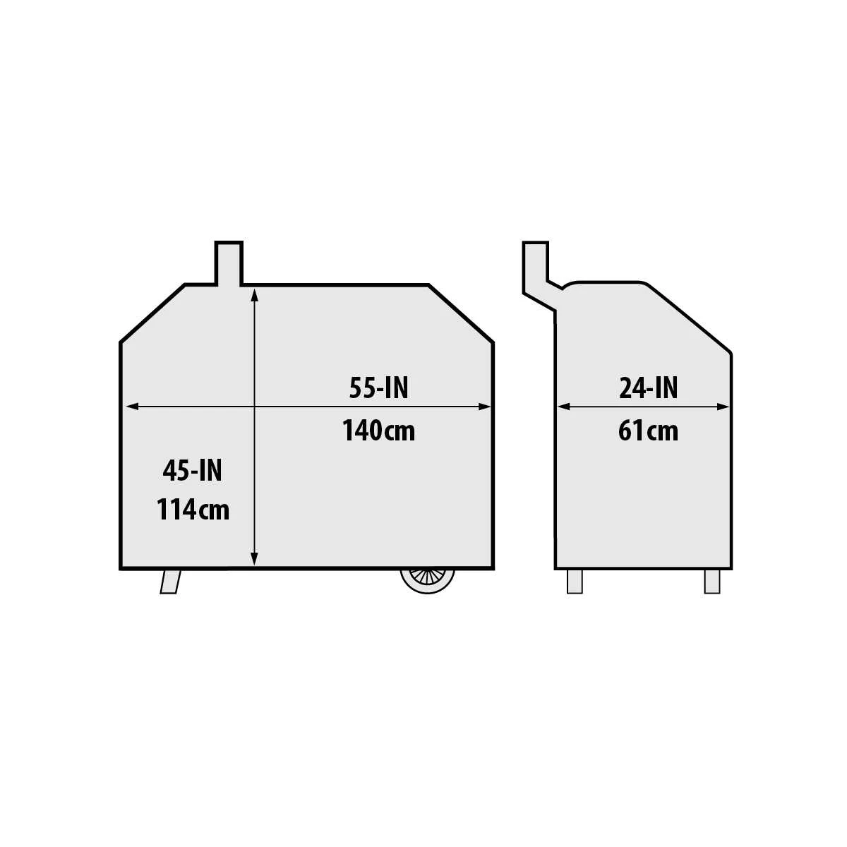Broil King Schutzhülle Für Regal Pellet 500, Schwarz 4 Broil King Schutzhülle Für Regal Pellet 500, Schwarz – Bild 2