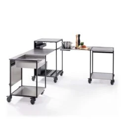 One Minute Kitchen Mobile Außenküche Premium, Schwarz -GrillLust Verkaufsgeschäft c49dca6be6be8a613eb3d671b42e1ec4