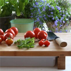 Cleenbo Classic Schneidebrett Bambus Mit Kunststoffwanne -GrillLust Verkaufsgeschäft cleenbo classic bamboo xl d677474cc3aab4a6cdff0dbe25a678f6