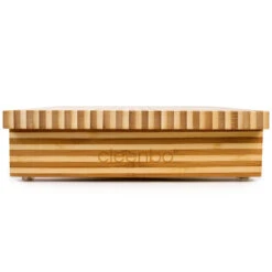 Cleenbo Classic Schneidebrett 43x29 Cm, Bambus Bicolor Mit Edelstahlwanne -GrillLust Verkaufsgeschäft cleenbo classic gn bamboo bicolor cfcb508b7c4d50bbdc91d47deac9f689
