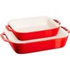 STAUB Ofenformenset, 2-tlg, Rechteckig, Kirsch-Rot -GrillLust Verkaufsgeschäft f1ca8e529712ee36128f75aba2bfa777