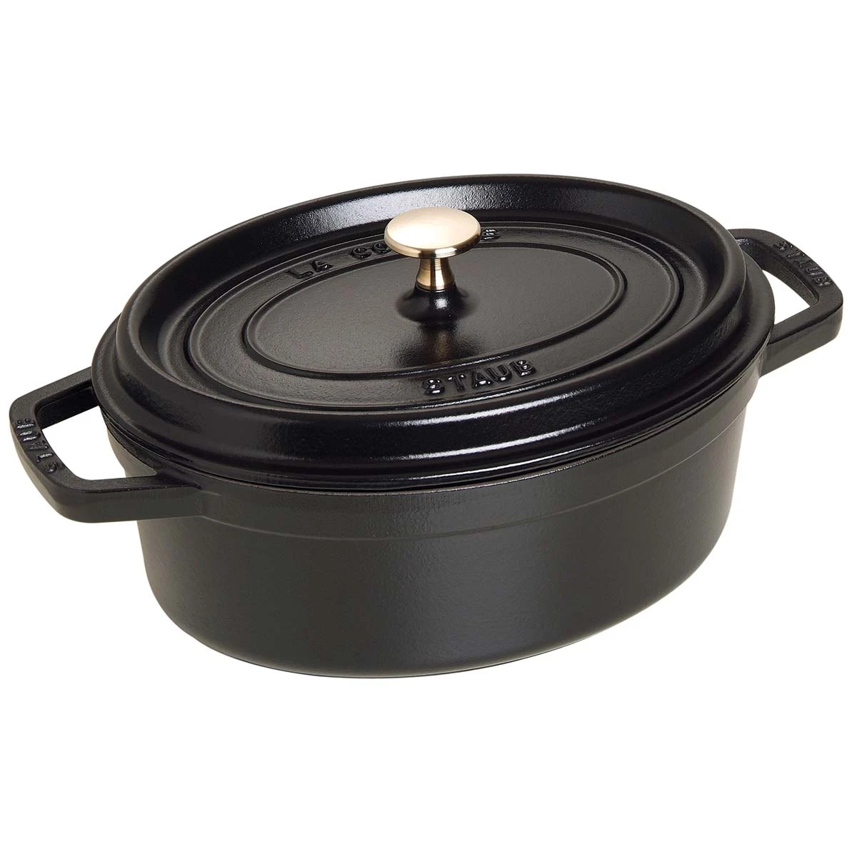 STAUB Cocotte, 27 Cm, Schwarz, Gusseisen 3 STAUB Cocotte, 27 Cm, Schwarz, Gusseisen
