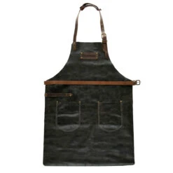 Feuermeister Lederschürze In Schwarz-braun Mit Taschen, Gr. 3 -GrillLust Verkaufsgeschäft feuermeister lederschuerze in braun mit taschen gr 3 3c310052ee2a3ca9199a40c80d5927a5