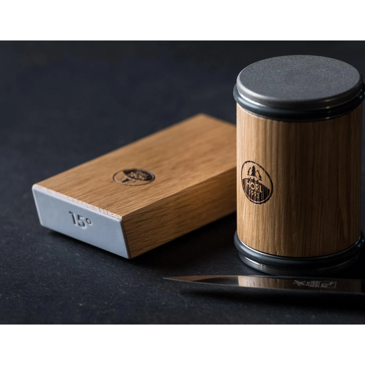 HORL 2 Rollschleifer "Nussbaum" Inkl. Magnetschleiflehre 9 HORL 2 Rollschleifer "Nussbaum" Inkl. Magnetschleiflehre – Bild 7