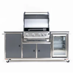 INDRAdesign Blackline Gasgrillstation Mit SANTOS Free S-410 & Kühlschrank / Anthrazit -GrillLust Verkaufsgeschäft indradesign blackline gasgrillstation mit santos free s 410 kuehlschrank anthrazit 1cfb1019b99b91070011f6119d48d84e