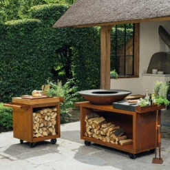 OFYR Feuerplatte Island Corten 100 PRO Keramik Dunkelgrau -GrillLust Verkaufsgeschäft ofyr feuerschale island corten 100 pro keramik dunkelgrau 3e52cb88967cb1e0c67245f8fd1e9678