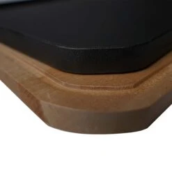 SANTOS Wende-Gussplatte Mit Holzuntersetzer Und Abnehmbaren Griffen 40 X 32 X 1,9 Cm -GrillLust Verkaufsgeschäft s wende gussplatte mit holzuntersetzer und abnehmbaren griffen 40 cm x 32 25 cm x 1 9 cm b66e816de74a2e8295711067a25fd600