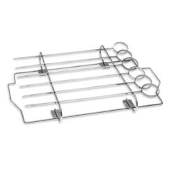 SANTOS 6-teiliges Schaschlik-Set Mit Gestell, Edelstahl -GrillLust Verkaufsgeschäft santos 6 teiliges schaschlik set mit gestell edelstahl bd28e688a1c027628fd31ae4d3e0dcb4