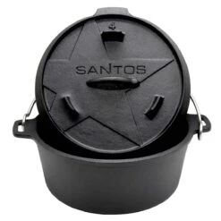SANTOS Dutch Oven 4,5qt Ohne Füße -GrillLust Verkaufsgeschäft santos dutch oven 4 5qt ohne fue e 990c44e4f13d2894d88d59a370832826