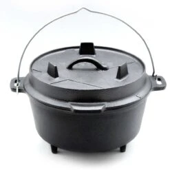 SANTOS Dutch Oven 3,7 Liter (4,5 Qt) Mit Füßen -GrillLust Verkaufsgeschäft santos dutch oven ca 4 liter 4 5 qt mit fue en fdda898779f191d0846e556487e0456d