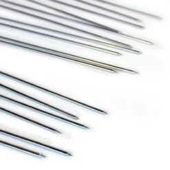 SANTOS Edelstahl Doppelspieße 8 Stück