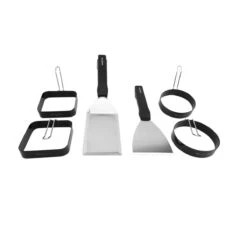 SANTOS Grillspachtel Frühstücksset, 6-teilig -GrillLust Verkaufsgeschäft santos grillspachtel spiegeleiformen american breakfast 6 teiliges bbq fruehstuecks set fuer einen schnellen leckeren start in den tag 3b1ac5e52aebdeefbc731d5572986cd2