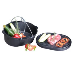 SANTOS Kastenform Oval Mit Deckel, Gusseisen, 42 X 31 Cm -GrillLust Verkaufsgeschäft santos kastenform oval mit deckel gusseisen 42 x 31 cm 8f9fddc3813b96c8b1022acd050fc6fd