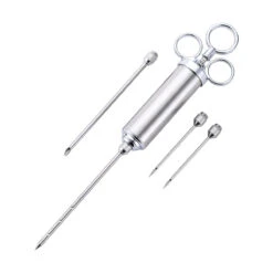 SANTOS Marinadenspritze Edelstahl Inkl. 4 Nadeln -GrillLust Verkaufsgeschäft santos marinadenspritze edelstahl inkl 4 nadeln fa09982c0a3c9c42cec659c56e86f6de