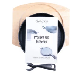 SANTOS Pfanne Gusseisen Inkl. Tablett & Griff, Ø 22cm -GrillLust Verkaufsgeschäft santos pfanne gusseisen inkl tablett griff 22cm b0b2a45b25a1609c9b93c81cddc32531