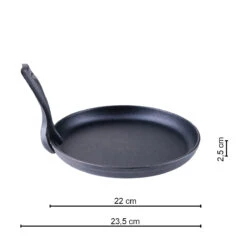 SANTOS Pfanne Gusseisen Inkl. Tablett & Griff, Ø 22cm -GrillLust Verkaufsgeschäft santos pfanne gusseisen inkl tablett griff 22cm ca03e05f7467910b887024804fc77dc0