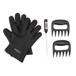 SANTOS Pulled Pork Set, 3-teilig | Pulled Beef | Fleischkrallen Set -GrillLust Verkaufsgeschäft santos pulled pork set 5 teilig lieferumfang cdb92cfa2552c08246b852a166238c83