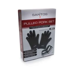 SANTOS Pulled Pork Set, 3-teilig | Pulled Beef | Fleischkrallen Set -GrillLust Verkaufsgeschäft santos pulled pork set 5 teilig verpackung ccf41110dad1b7b6cfa7bfcacfef0008