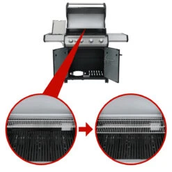 SANTOS S-401 Mit Seitenkocher, Edelstahl
