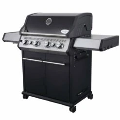 SANTOS S-418 Black Mit Edelstahlrosten, Inkl. Seiten- & Heckbrenner -GrillLust Verkaufsgeschäft santos s 418 black mit edelstahlrosten 5c783d68491703be77611991021a0044