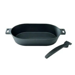 SANTOS Gusseiserne Grillpfanne, Oval Mit Abnehmbarem Griff, 36 X 19 Cm -GrillLust Verkaufsgeschäft santos santos gusseiserne grillpfanne oval mit abnehmbarem griff 36 x 19 cm 2decb4891a77e5f369ca20dc89506b99