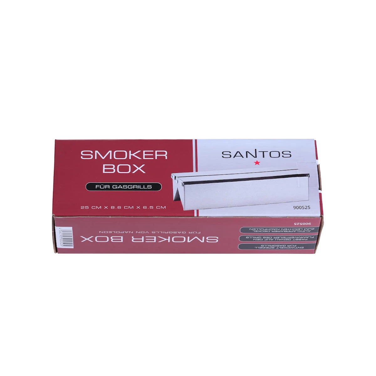 SANTOS Smokerbox Für Gasgrills, 25 X 8,6 X 6,5 Cm 7 SANTOS Smokerbox Für Gasgrills, 25 X 8,6 X 6,5 Cm – Bild 5
