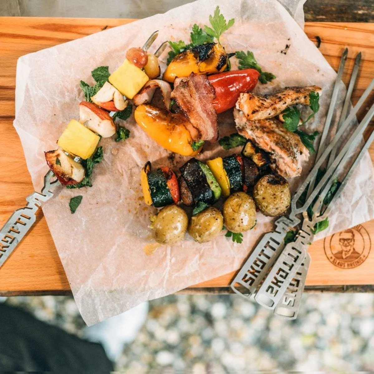 Skotti Pikes Edelstahl Grillspieße 6 Stk. 8 Skotti Pikes Edelstahl Grillspieße 6 Stk. – Bild 6