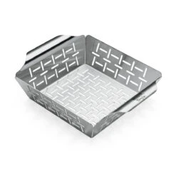 Weber Deluxe Gemüsekorb, Klein, Edelstahl